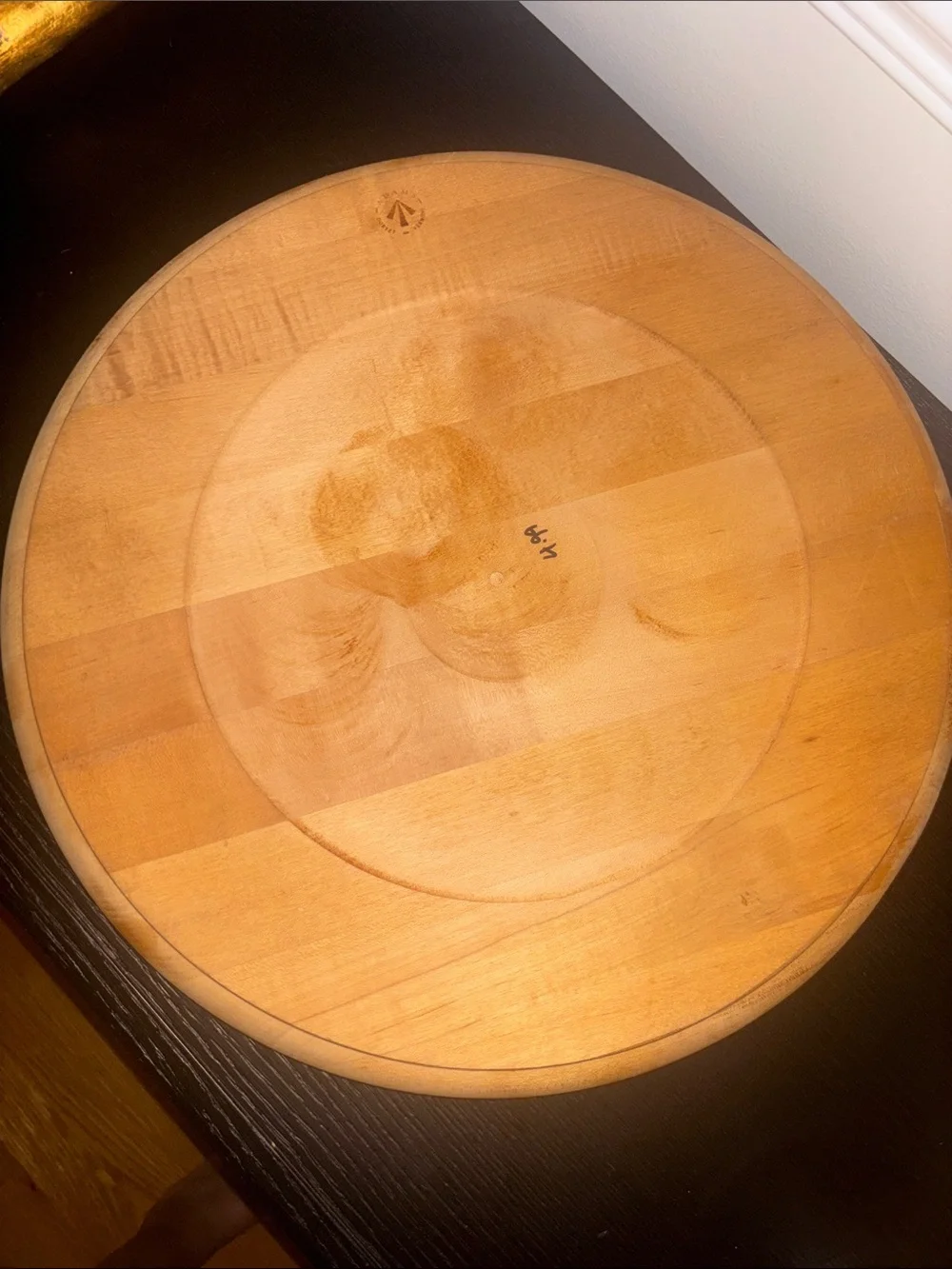 Adams Wooden Serving Bowl - Warm Tan